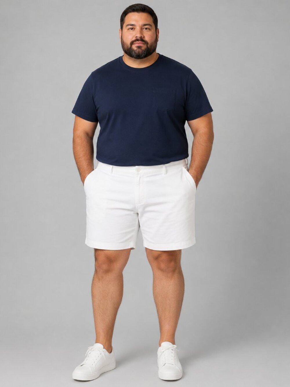 JOS. A. BANK Men’s White Linen Cotton Blend Tailored Fit Shorts Size 48R Golf